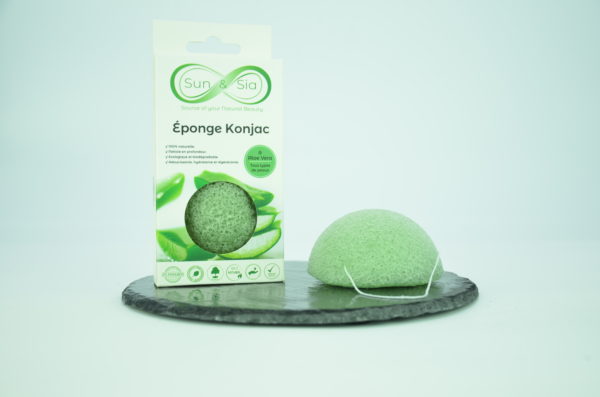 Eponge KONJAC à l'Aloe Vera – Image 3