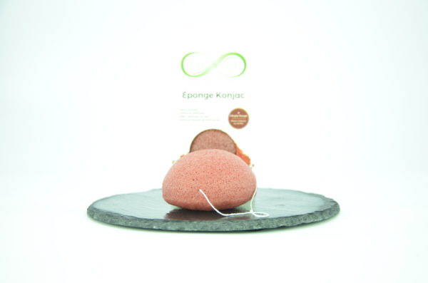 Eponge KONJAC à l'Argile Rouge – Image 4