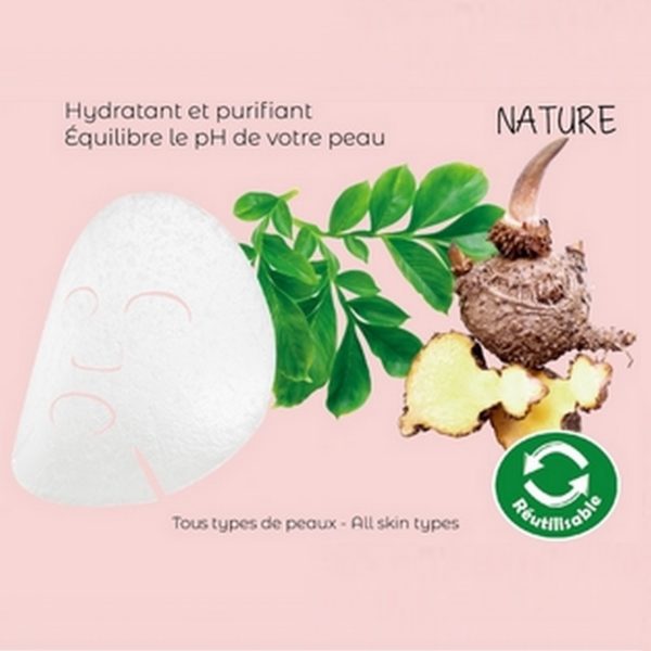 Masque Visage Konjac Nature Hydratant – Image 5