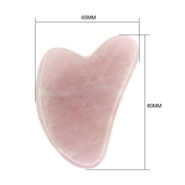 1 Gua Sha en Quartz Rose + Housse – Image 4