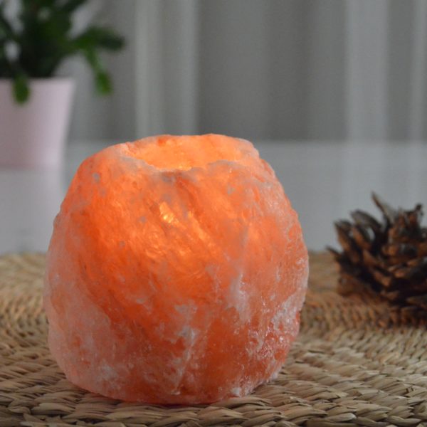 Bougeoir en Cristal de Sel Himalaya Rock 500g – Image 10