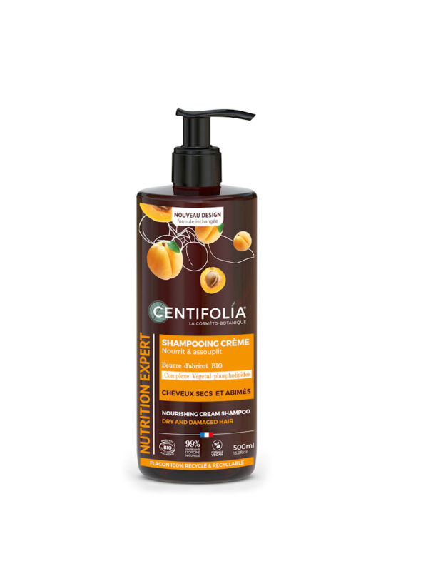 SHAMPOING CHEVEUX SECS  flacon pompe 500 ml